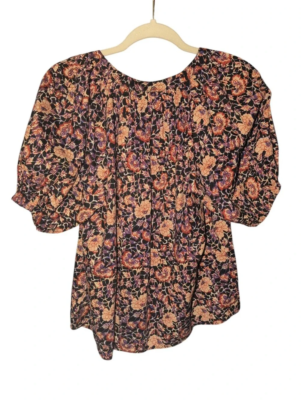 Ulla Johnson puff-sleeve floral-print top